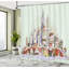 Ensemble de rideau de douche + crochets-44220056