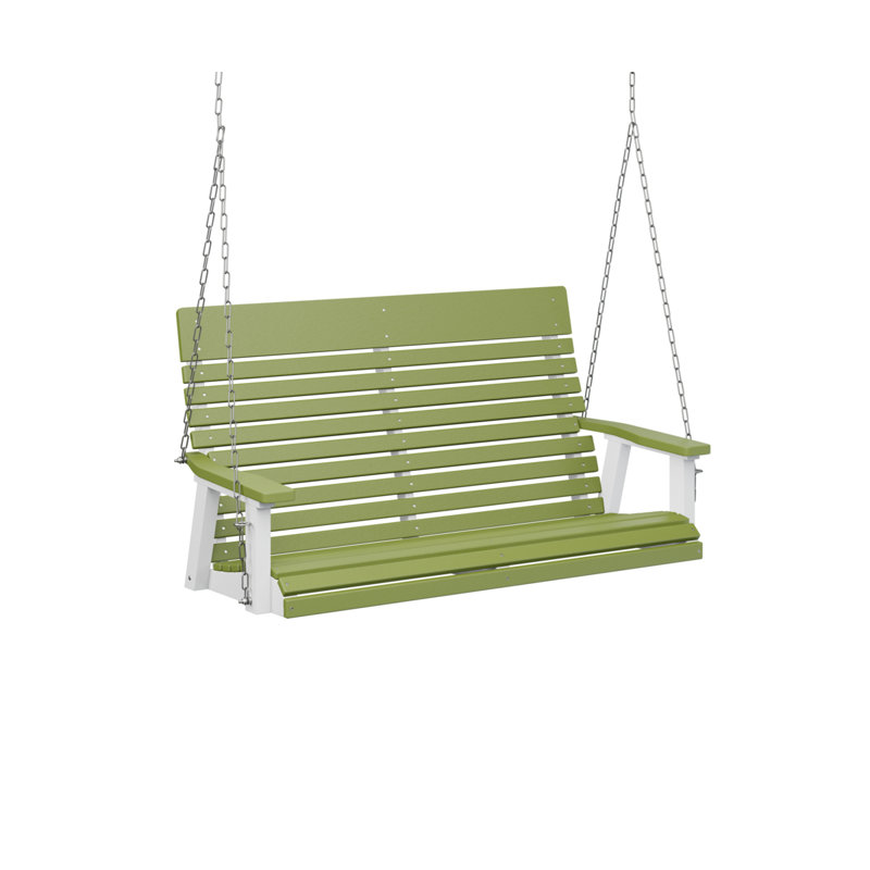 Balançoire berline Berlin, Vert kiwi / blanc, 52"