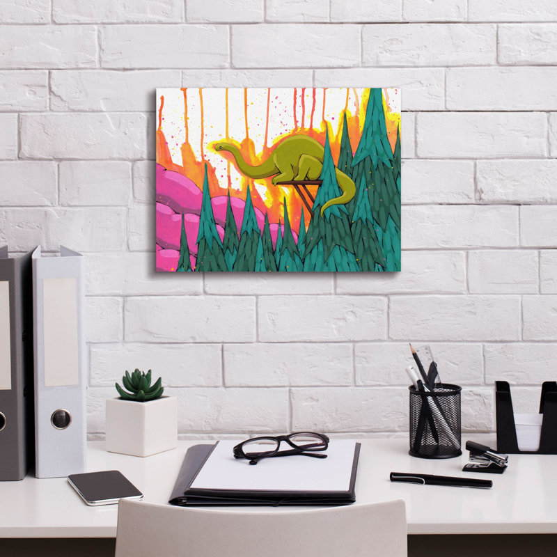Sur toile, H 12 po x l 16 po x P 0,75 po