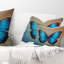 Coussin Blue Vintage Butterfly