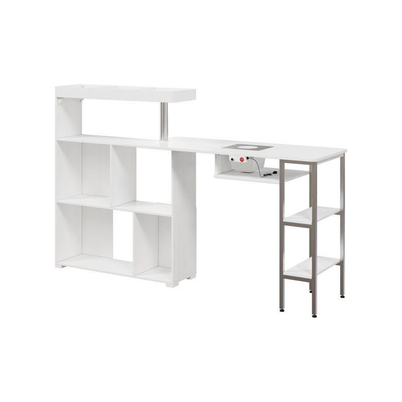 L-Shaped Credenza Desk