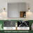 Recessed Or Wall Mount Frameless Medicine Cabinet Mirror With Adjustable Glass Shelves-547291747