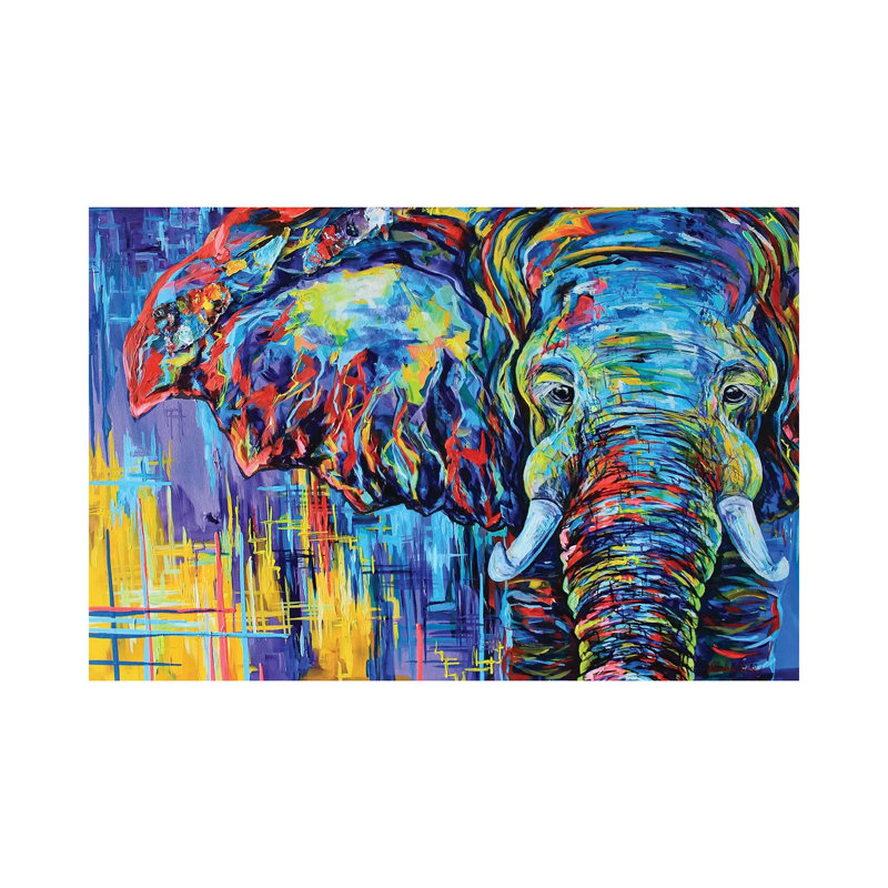 Secondary 1 Piece Painting on Canvas, 45.72cm H x 66.04cm W x 3.81cm D, Wrapped Canvas