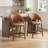 Upholstered Solid Wood Bar Stool Counter Stool-1188858365-1188858363