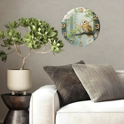 Horloge murale rétro Woodland