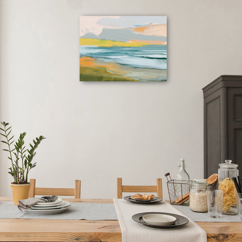 Impression sur toile Seaside Colors 2 par Studio Arts, Toile tendue, L 24 po x H 18 po