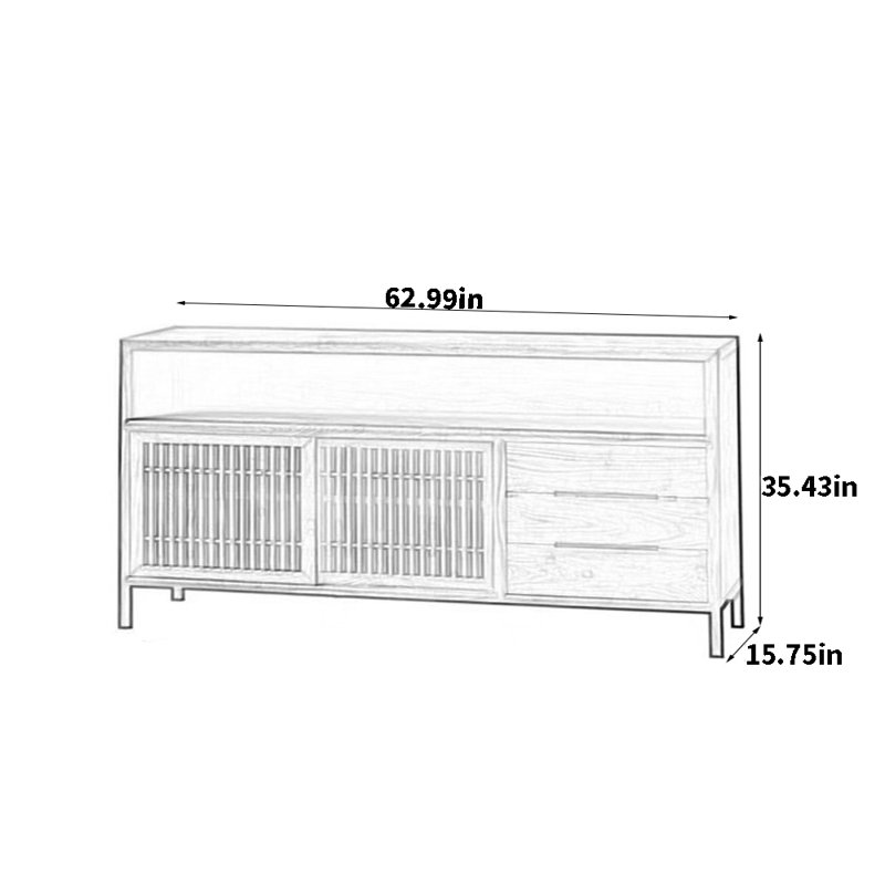 Versatile Retro Sideboards, Walnut