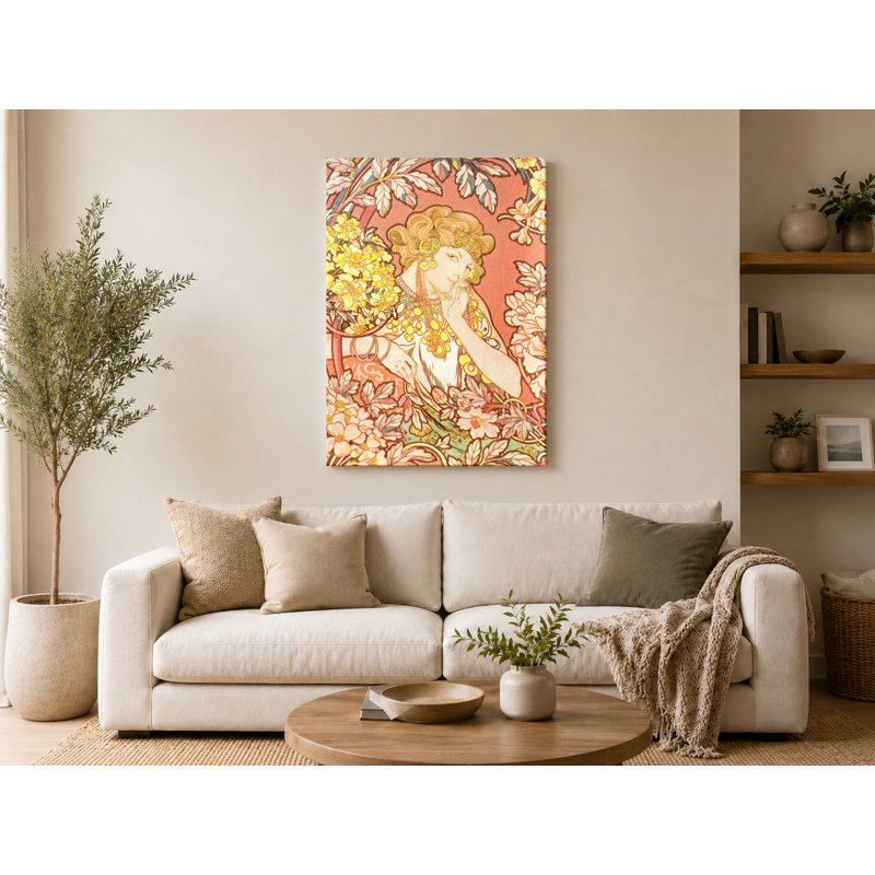 Primevère (1899) - Portrait, art mural sur toile, 16" W x 20" H