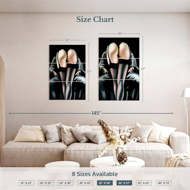 Wait For Me, 57" H x 36" W