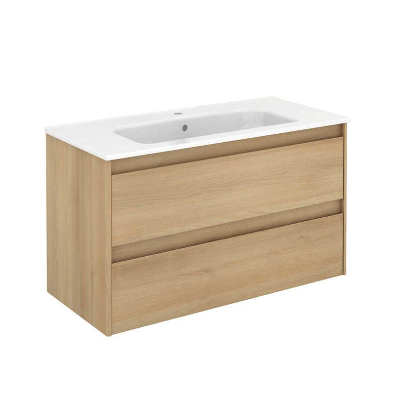 Ambra 39.6'' W Single Vanity, Nordic Oak