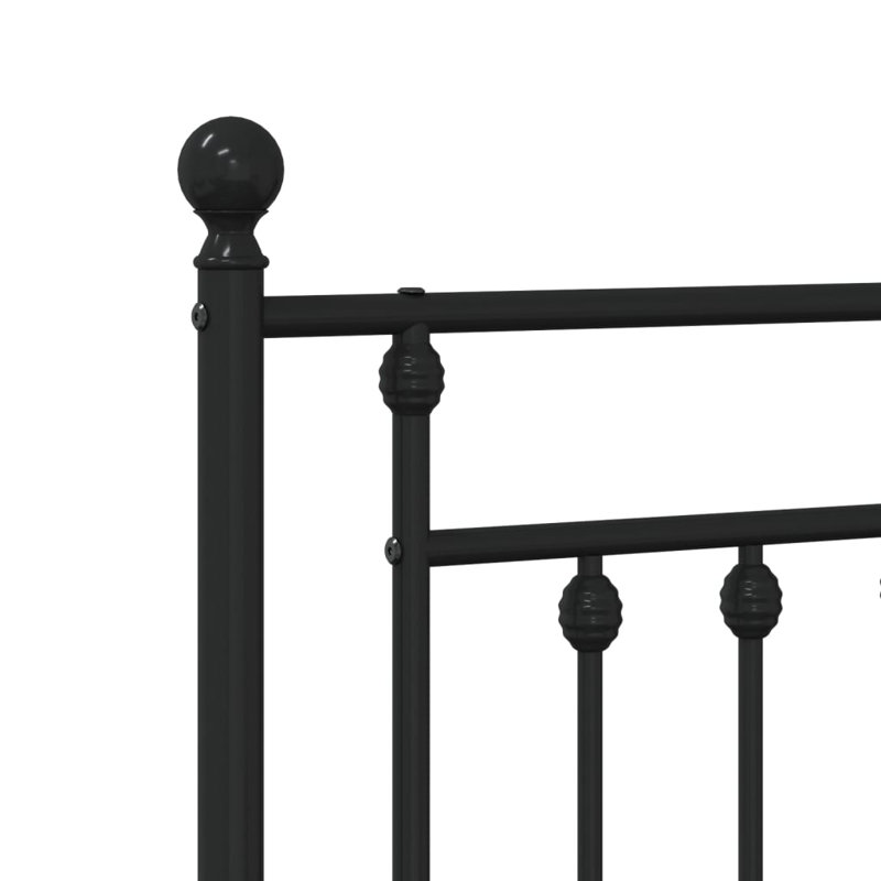 Aliha Metal Replace Headboard, 97cm H x 105cm W x 3cm D, Black