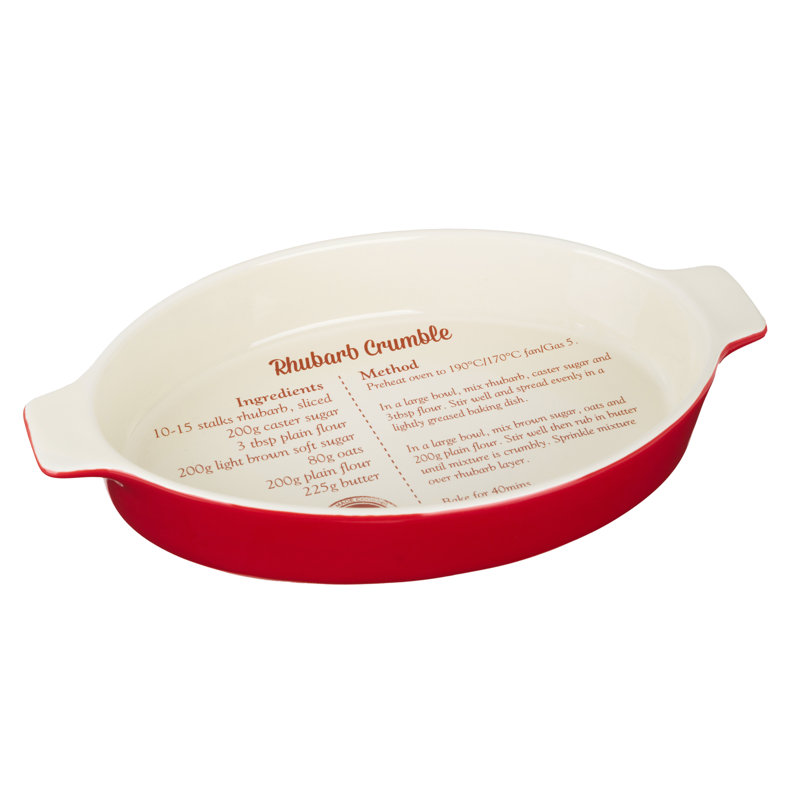 Symple Stuff Oval Stoneware Baker Bakeware