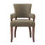 Chaise de salle à manger rembourrée Dawson Brown avec accoudoirs rembourrés-610488920