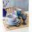 12 Piece Stoneware Dinnerware Set - Service for 4