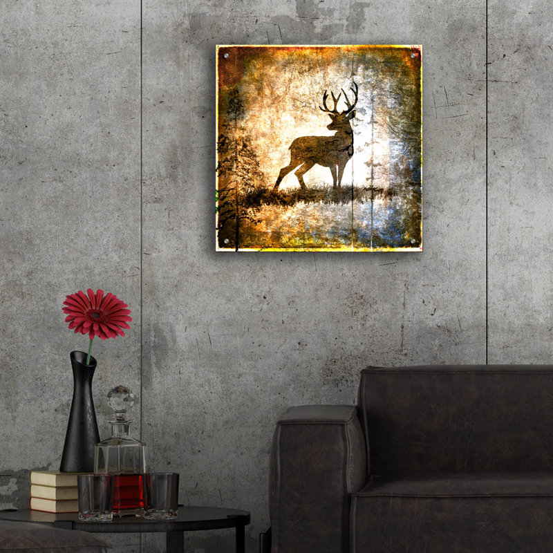 «High Country Deer» par Lightbox Journal, H 24 po x l 24 po x P 0,2 po