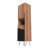 Beekman 67.32" H x 17.51" W Mid-Century Modern 5-Shelf Narrow Bookcase Cabinet in Brown and Black-1252694088