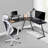 L Shaped Gaming Home Office Desk-1946090256