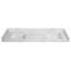 Plateau de meuble-lavabo double 72 po sans armoire