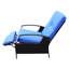 Fauteuil inclinable réglable en rotin avec osier toutes saisons Schunemunk-1956540154