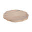 Round Lotus-Shaped Wooden Lazy Susan Tray Organizer