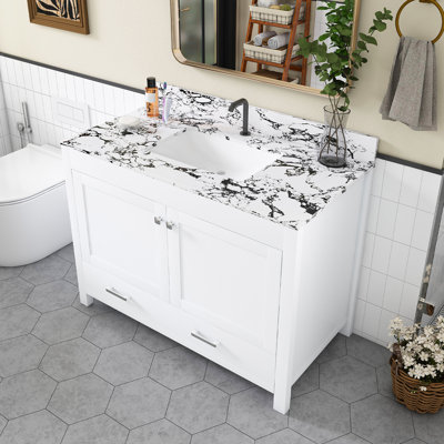 Modern 43"Bathroom Vanity