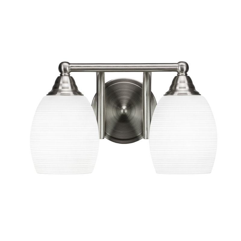 Barre d'éclairage de salle de bain 2 lumières Achen