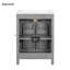 Ensemble de meuble-lavabo 24 po avec lavabo en céramique, meuble-lavabo peu encombrant - l 24 po x P 18 po x H 34 po, 2 portes à fermeture en douceur