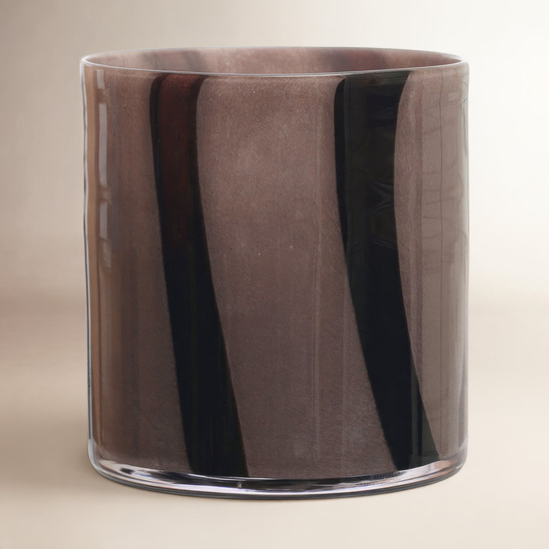 Porte-votives de table Matheus, H 6,25 po x l 6 po x P 6 po, gris