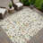 Machine Washable Indoor/Outdoor Chantille ACN2438 Floral Rug-2114827940-2114827939