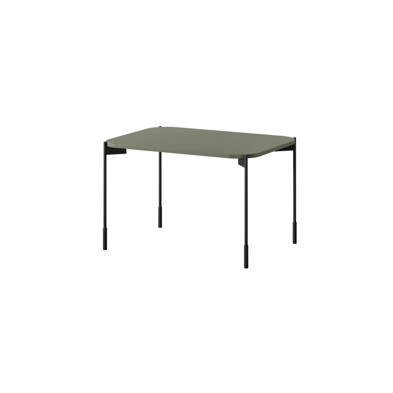 Four Leg Coffee Table, 45cm H x 70cm L x 50cm W, Olive