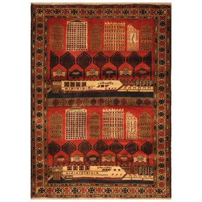 Lakim Wool Oriental Indoor Rug