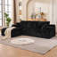 Canapé modulaire configurable à compression de l 106 po avec méridienne en L Boneless-1676124069-1676123736
