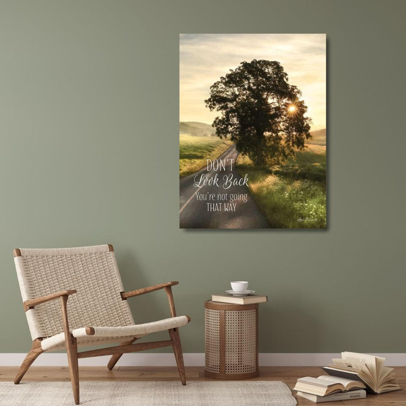 «Red Barrel Studio® Deiter, Lori», art sur toile tendue sous le titre «Dont Look Back», H 36 po x l 28 po