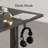 Electric Height Adjustable Standing Desk with Hooks-1887789156-1893324577