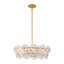 Lustre tambour en métal et verre à 6 lumières Harlune-1177710863