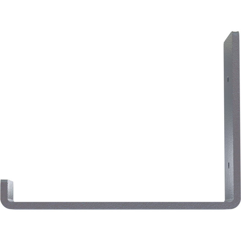 2"W x 8"D x 6"H Steel Hanging Shelf Bracket, Hammered Bright Red, Hammered Bright Red, 6" H x 2" W x 8" D