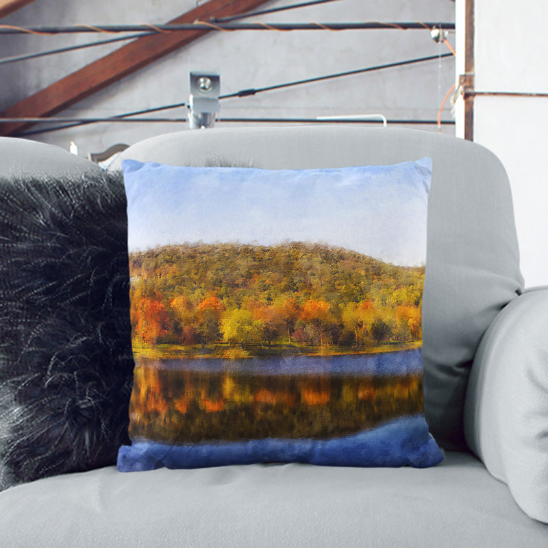 Square Cushion, 40cm H x 40cm W x 15cm D, White