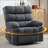Swivel Rocker Recliner Chair For Adults, 360° Upholstered Manual Recliners For Small Spaces, Single Seat Glider Reclining Chair With Side Pockets, Ergonomic Reading Chair For Living Room, RV, Bedroom-984922522