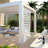 Aluminum Privacy Screen Side Shutter Wall for Pergola Accessories-102698703