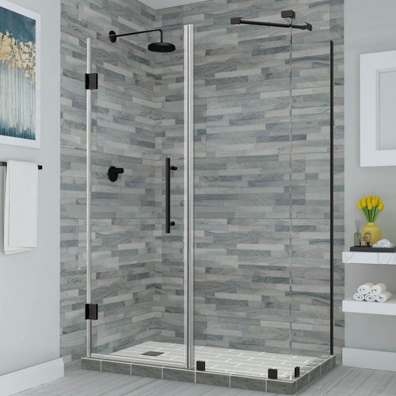 Bromley 30" x 72" Rectangle Hinged Shower Enclosure
