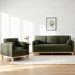 Moira 2PC Livingroom Set (Vesper Forest Velvet)