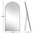 Devendri Arched Full Length Mirror-185095501-185095503
