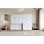 Grand lit escamotable mural avec placard