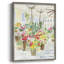 Tirso Flower Market II, reproduction encadrée - bois massif-1007761575