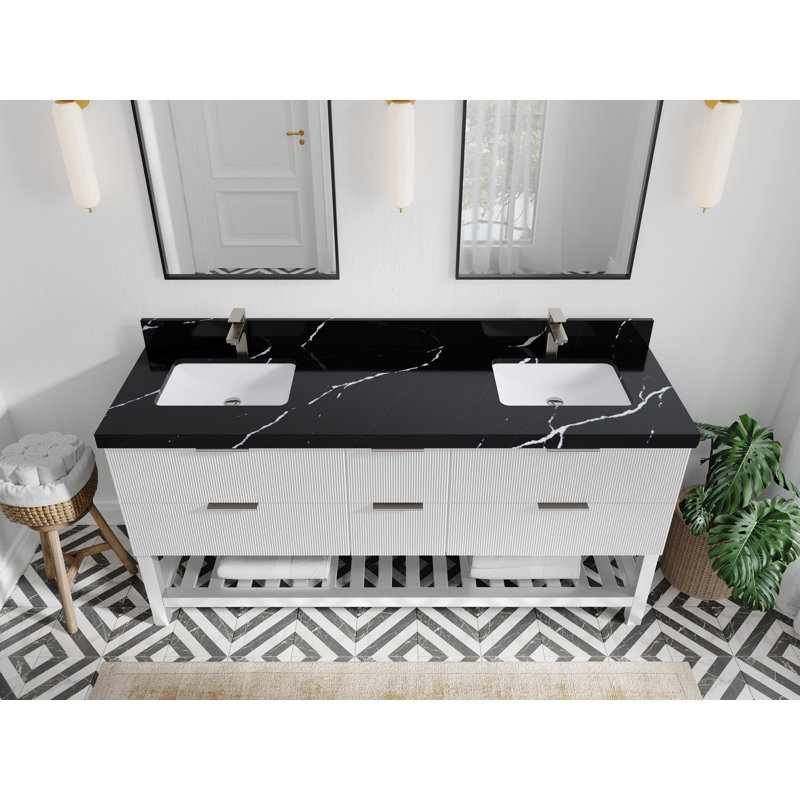 Ensemble de meuble-lavabo double 72 po Catalina