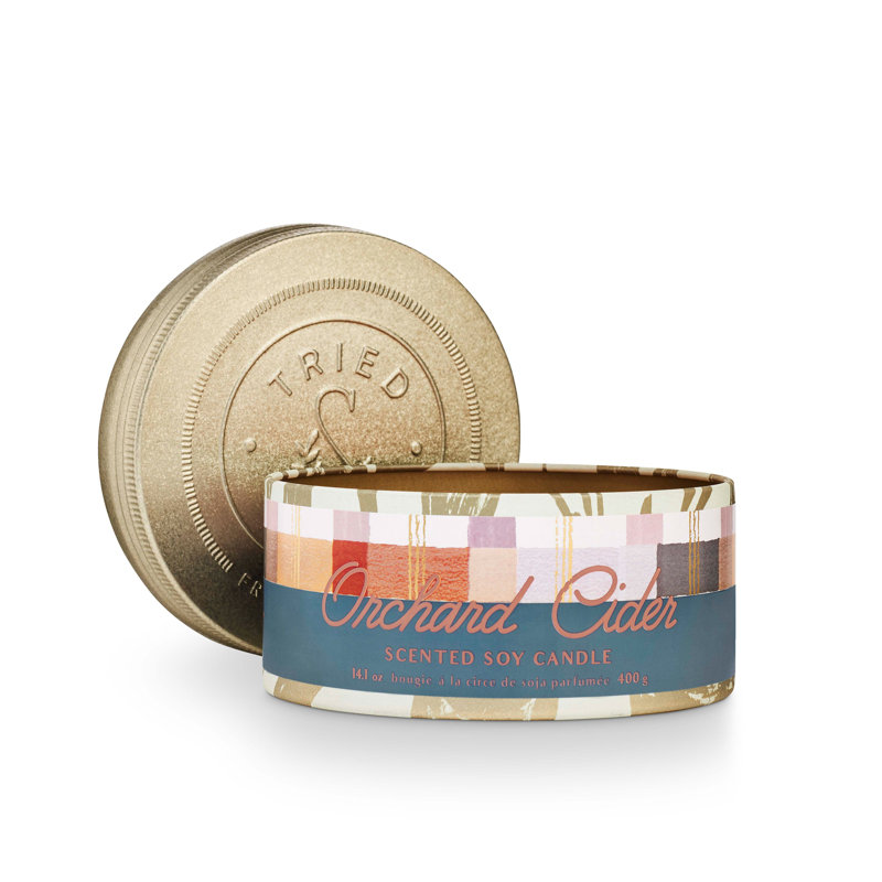 Essayé et véritable pomme en céramique, Grand fer-blanc
