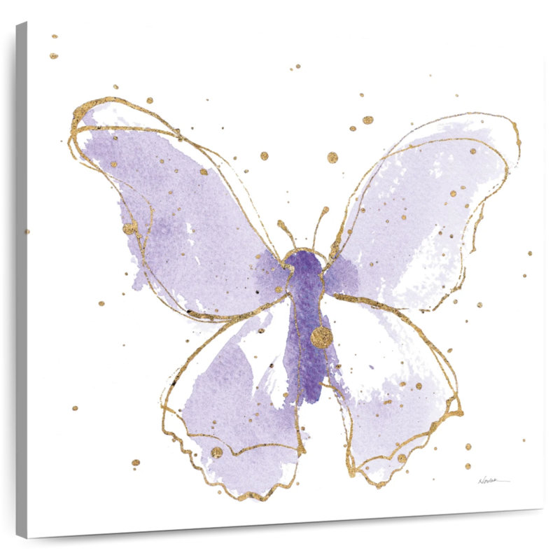 Papillons dorés lavande Brampt