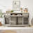 Multifunctional TV Stand Dog Crate with Two Drawers and Removable Partition, Ideal for Keeping Two Medium-Sized Dogs Comfortably-1301632204