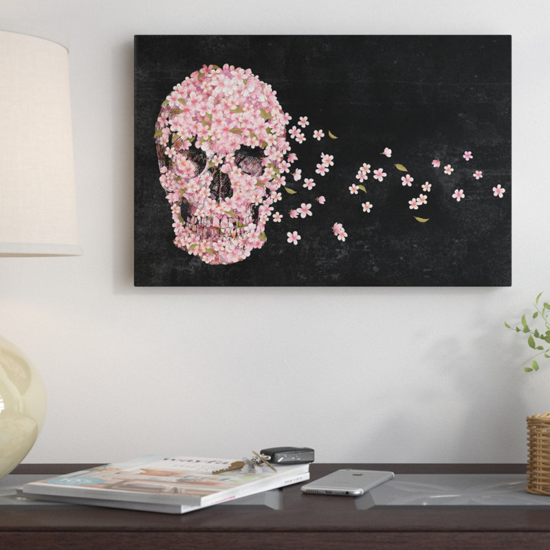 « a magnifique deces », impression sur toile tendue, H 8 po x l 12 po x P 0,75 po