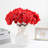 Artificial Hydrangea Flower Head With Pole-2097806386